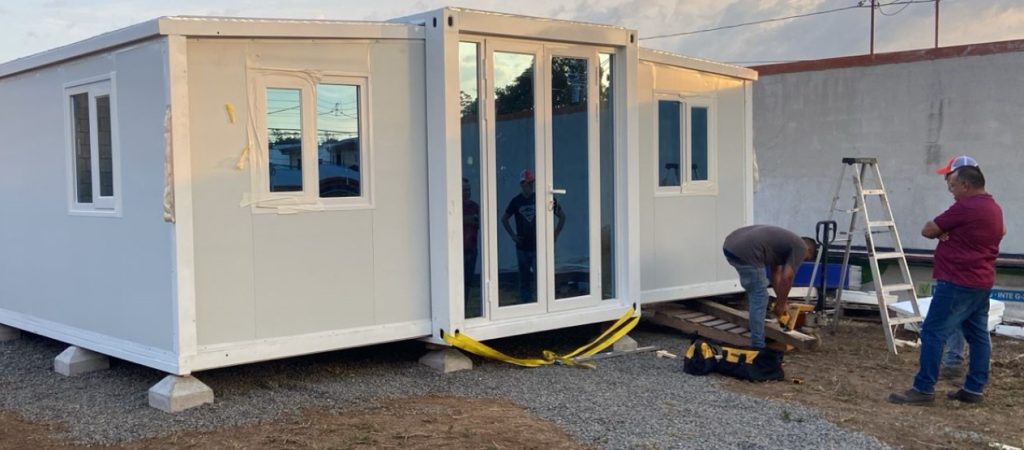 White on White Tiny Home